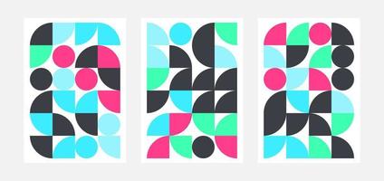 Geometry minimalistic artwork cover with shape and figure. Abstract pattern design style for cover, web banner, landing page, business presentation, branding, packaging, wallpaper vector