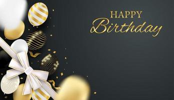 Happy Birthday Gold Vector Art, Icons, and Graphics for Free Download