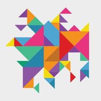 Colorful Geometry Background vector