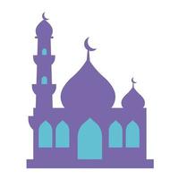 mosque moeslim building vector design