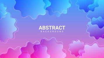 geometric abstract background with pink and blue gradient vector