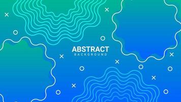 geometric abstract background with green and blue gradient vector
