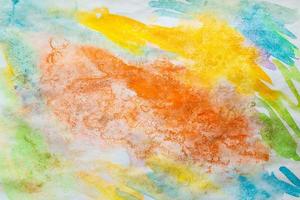 abstract painted colorful watercolor background photo