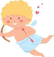 Cupid with arrow vector