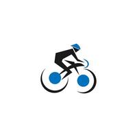 bicicleta. vector de diseño de logotipo de icono de bicicleta. plantilla de concepto de ciclismo