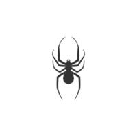 Ilustración de plantilla de concepto de diseño de icono de logotipo de araña vector