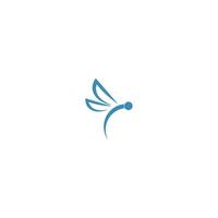 Dragonfly logo icon design concept template illustration vector