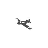 Plane icon logo design template vector