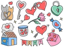 Valentine Day Icon Clip Art Collection vector