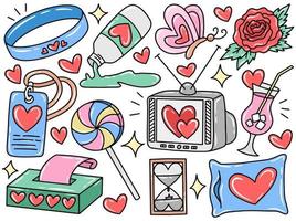 Valentines Day element Clip Art Doodle vector