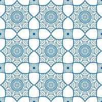 Vintage mosaic seamless pattern vector