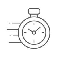 reloj logo icono signo símbolo diseño vector