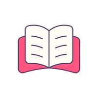 Book premium icon sign symbol vector