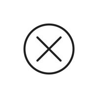 Cancel logo icon sign symbol design