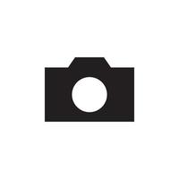 diseño de símbolo de signo de icono de logotipo de cámara vector