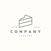 Cake premium icon sign symbol. Hipster vintage logo vector