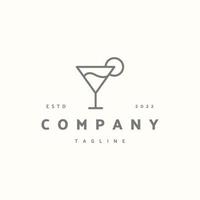 Cocktail premium icon sign symbol. Hipster vintage logo vector