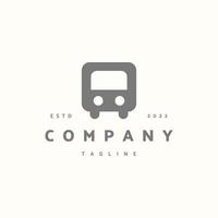 Bus premium icon sign symbol. Hipster vintage logo vector