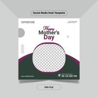 Mother's Day Social Media Post Template Free Vector