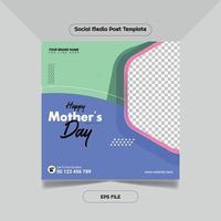 Mother's Day Social Media Post Template Free Vector