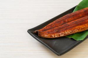 grilled eel or grilled unagi with sauce photo