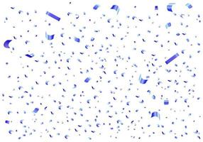 Purple confetti for celebration party vector