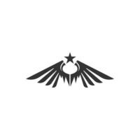 Wing logo icon symbol design template  vector