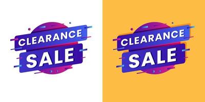 Clearance Sale Banner Today Only Special Stock Vector (Royalty Free)  1343368691