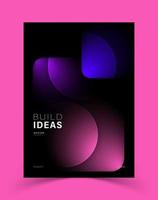 Template design with gradient style and modern concept for cover, poster, flyer, social media, etc. vector