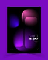 Template design with gradient style and modern concept for cover, poster, flyer, social media, etc. vector