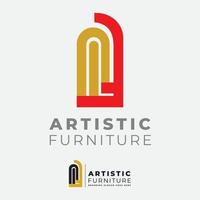 Home Interior Furniture Logo vector