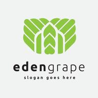 Grape Agro Garden Logo vector