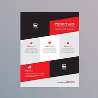 Startup Business Flyer Template vector