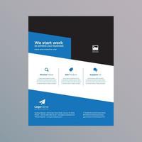 Corporate Flyer Classic Template vector