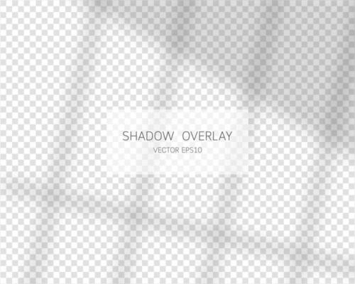 Shadow overlay effect. Vector illustration.