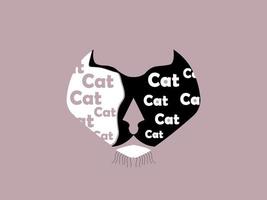 Cat Face Vector Template Download Free