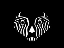 Tiger Face Vector Template Design