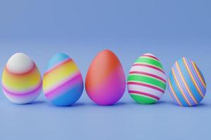 colorido fondo de huevos de pascua para el día de pascua - imagen foto