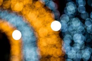 Bokeh circle, beautiful abstract colors for Christmas background - pictures photo