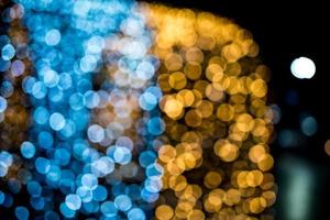 Bokeh circle, beautiful abstract colors for Christmas background - pictures photo