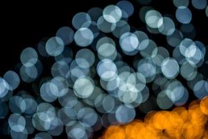 Bokeh circle, beautiful abstract colors for Christmas background - pictures photo