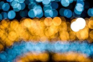 Bokeh circle, beautiful abstract colors for Christmas background - pictures photo