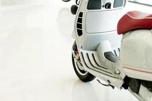 Mosai, a two-wheeled car that can take us in various places Driving concept With copy space photo