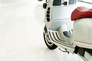 Mosai, a two-wheeled car that can take us in various places Driving concept With copy space photo