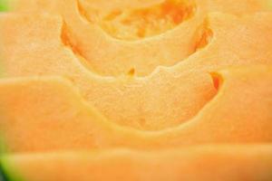 slices of cantaloupe melon photo