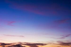 Blue sky background with beautiful clouds photo