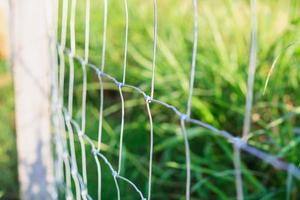 Metal fence wire photo