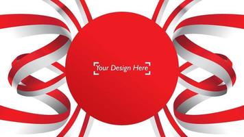 Red Shiny Satin Ribbon Gift Decor Vector Graphic by Actart Designs ·  Creative Fabrica