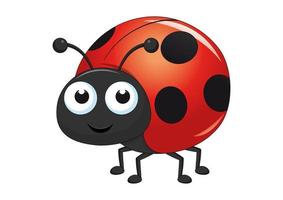 Cartoon Color Lady Bug Icon Set Stock Vector (Royalty Free) 1450594511