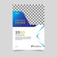 Business brochure annual report cover, modern brochure cover or flyer design. Leaflet presentation. Catalog with Abstract geometric background. Modern publication poster magazine, layout, template, vector